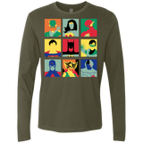 T-Shirts Military Green / Small Justice Pop Men's Premium Long Sleeve