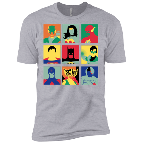 T-Shirts Heather Grey / X-Small Justice Pop Men's Premium T-Shirt