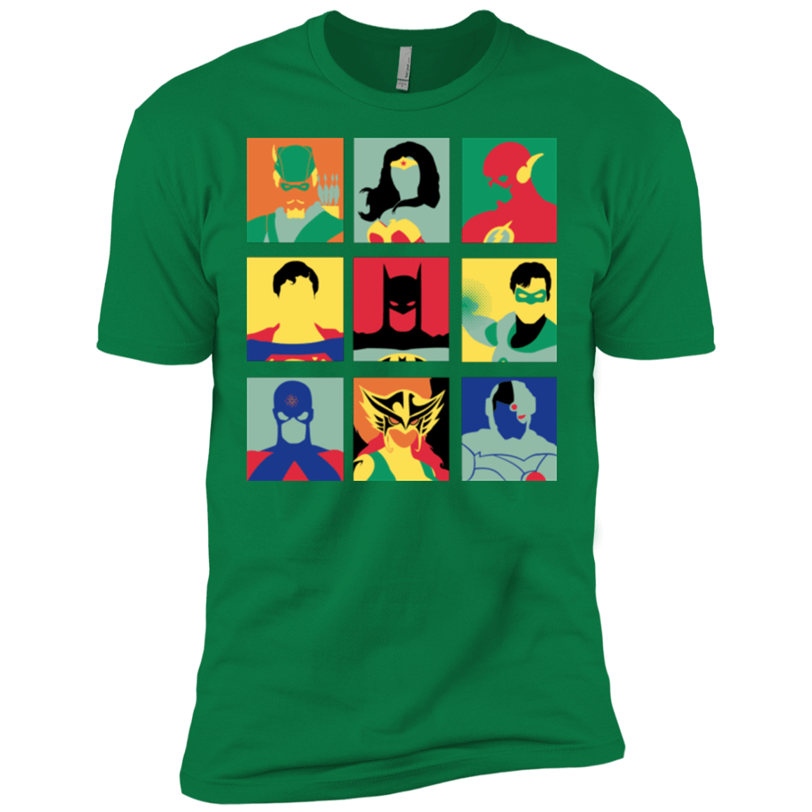 T-Shirts Kelly Green / X-Small Justice Pop Men's Premium T-Shirt