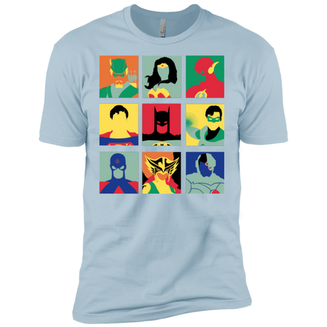 T-Shirts Light Blue / X-Small Justice Pop Men's Premium T-Shirt