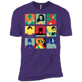 T-Shirts Purple / X-Small Justice Pop Men's Premium T-Shirt