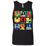 T-Shirts Black / Small Justice Pop Men's Premium Tank Top
