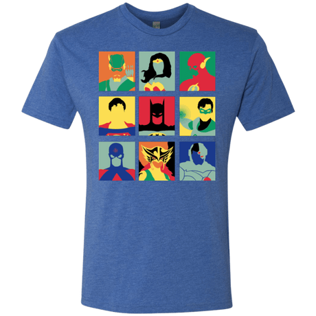 T-Shirts Vintage Royal / Small Justice Pop Men's Triblend T-Shirt