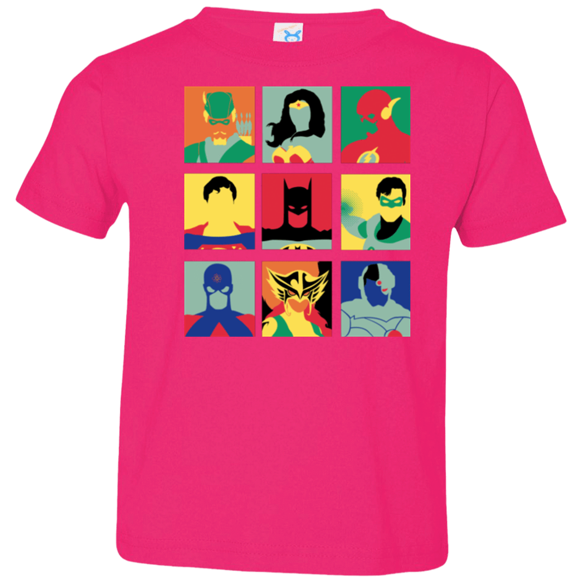 T-Shirts Hot Pink / 2T Justice Pop Toddler Premium T-Shirt