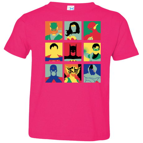 T-Shirts Hot Pink / 2T Justice Pop Toddler Premium T-Shirt