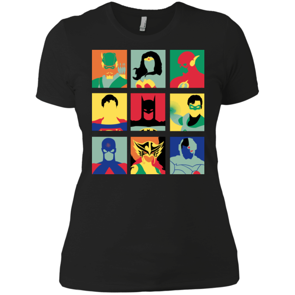 T-Shirts Black / X-Small Justice Pop Women's Premium T-Shirt
