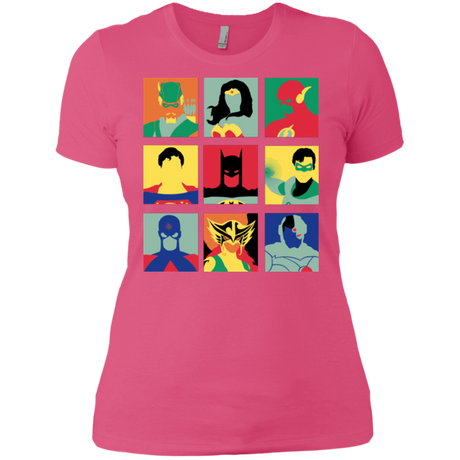 T-Shirts Hot Pink / X-Small Justice Pop Women's Premium T-Shirt