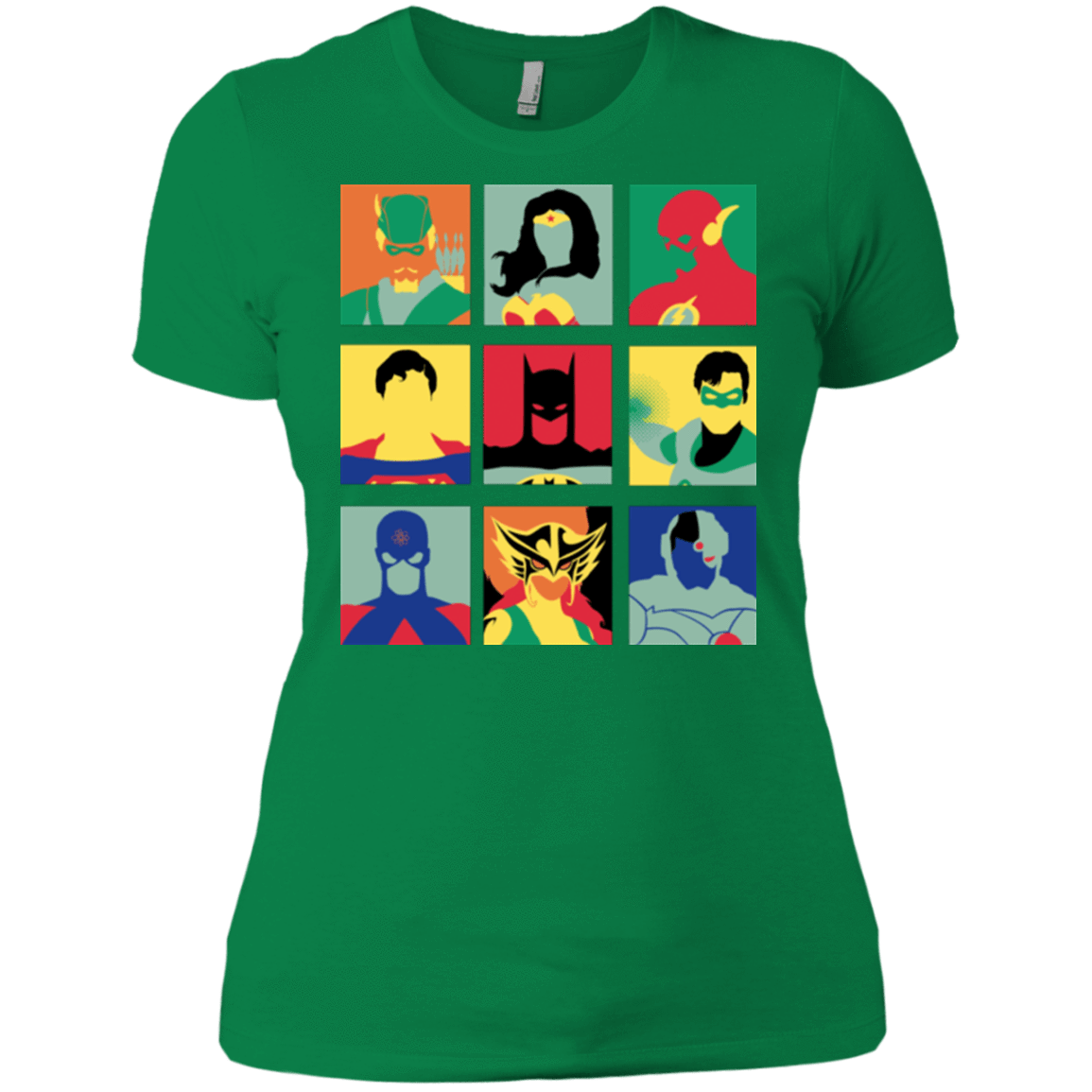 T-Shirts Kelly Green / X-Small Justice Pop Women's Premium T-Shirt