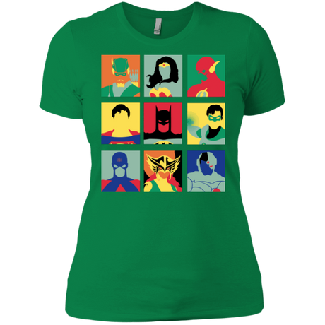 T-Shirts Kelly Green / X-Small Justice Pop Women's Premium T-Shirt