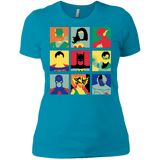 T-Shirts Turquoise / X-Small Justice Pop Women's Premium T-Shirt