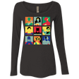 T-Shirts Vintage Black / Small Justice Pop Women's Triblend Long Sleeve Shirt