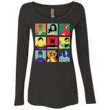 T-Shirts Vintage Black / Small Justice Pop Women's Triblend Long Sleeve Shirt