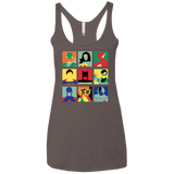 T-Shirts Macchiato / X-Small Justice Pop Women's Triblend Racerback Tank