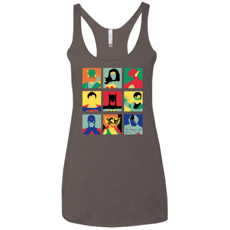 T-Shirts Macchiato / X-Small Justice Pop Women's Triblend Racerback Tank