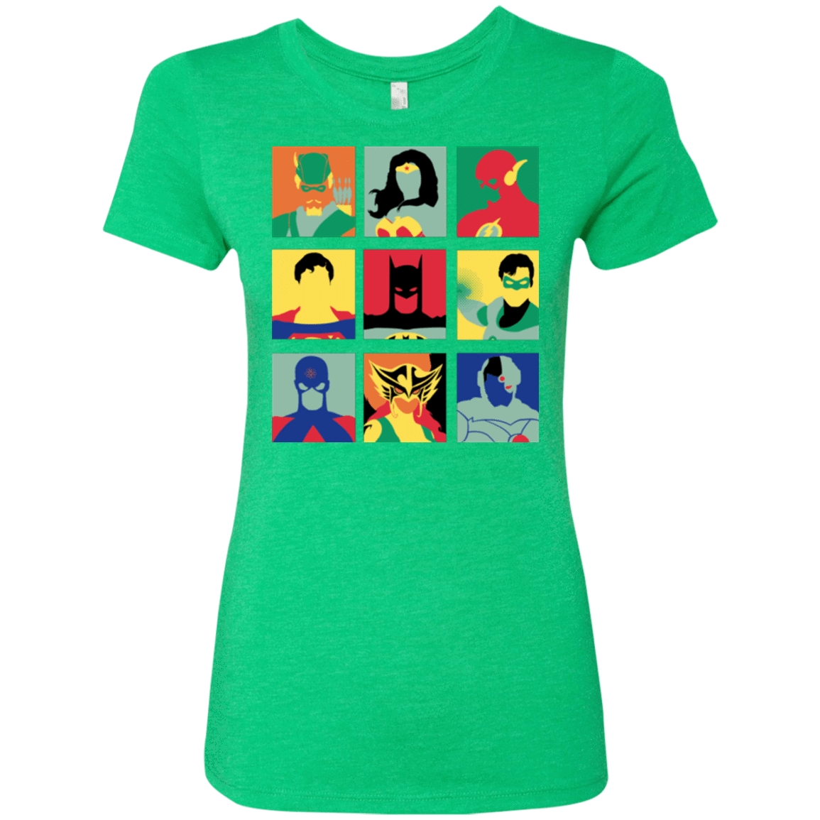 T-Shirts Envy / Small Justice Pop Women's Triblend T-Shirt