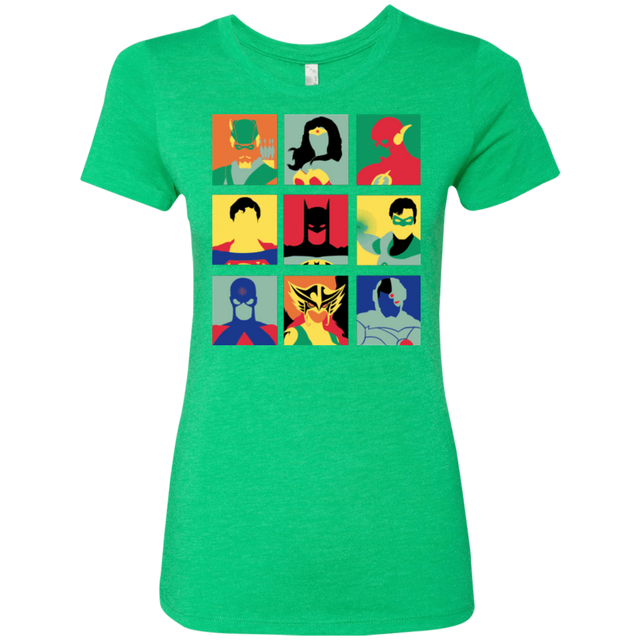 T-Shirts Envy / Small Justice Pop Women's Triblend T-Shirt