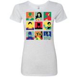 T-Shirts Heather White / Small Justice Pop Women's Triblend T-Shirt