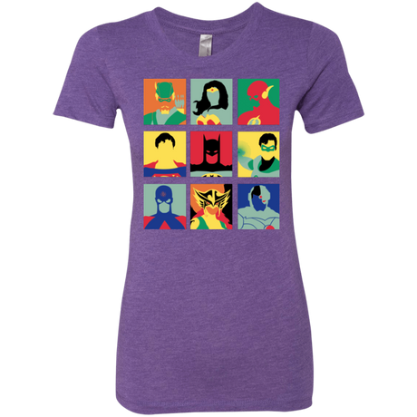 T-Shirts Purple Rush / Small Justice Pop Women's Triblend T-Shirt