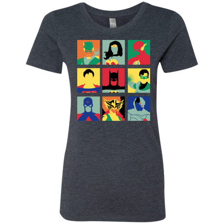 T-Shirts Vintage Navy / Small Justice Pop Women's Triblend T-Shirt