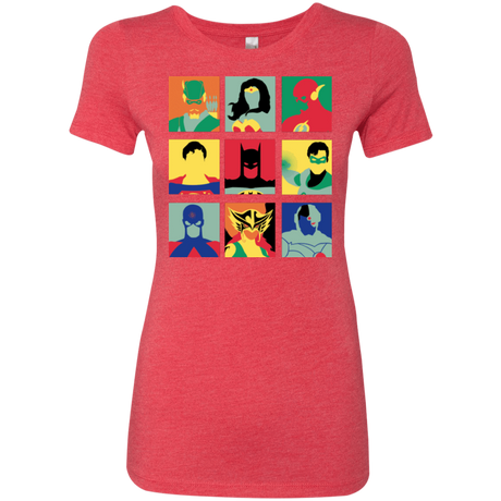 T-Shirts Vintage Red / Small Justice Pop Women's Triblend T-Shirt