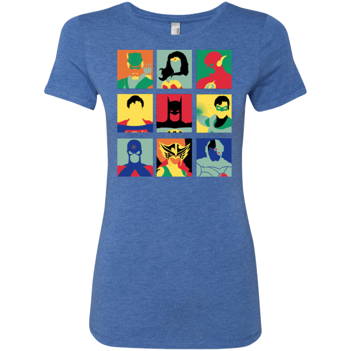 T-Shirts Vintage Royal / Small Justice Pop Women's Triblend T-Shirt