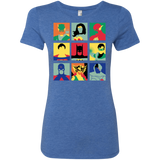 T-Shirts Vintage Royal / Small Justice Pop Women's Triblend T-Shirt