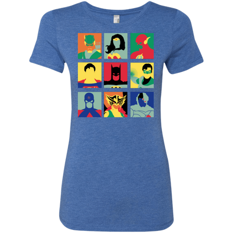 T-Shirts Vintage Royal / Small Justice Pop Women's Triblend T-Shirt