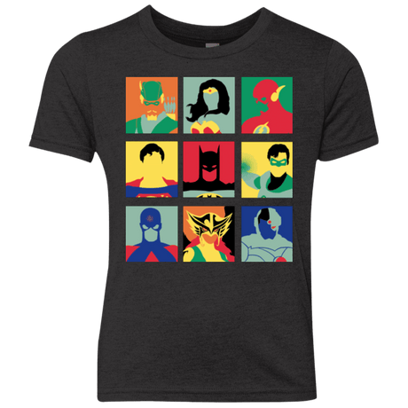 T-Shirts Vintage Black / YXS Justice Pop Youth Triblend T-Shirt