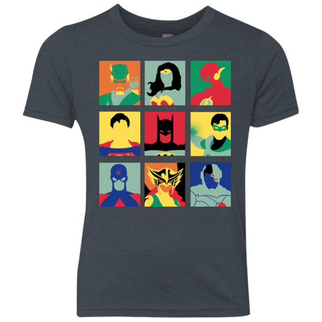 T-Shirts Vintage Navy / YXS Justice Pop Youth Triblend T-Shirt