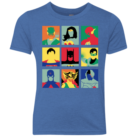 T-Shirts Vintage Royal / YXS Justice Pop Youth Triblend T-Shirt