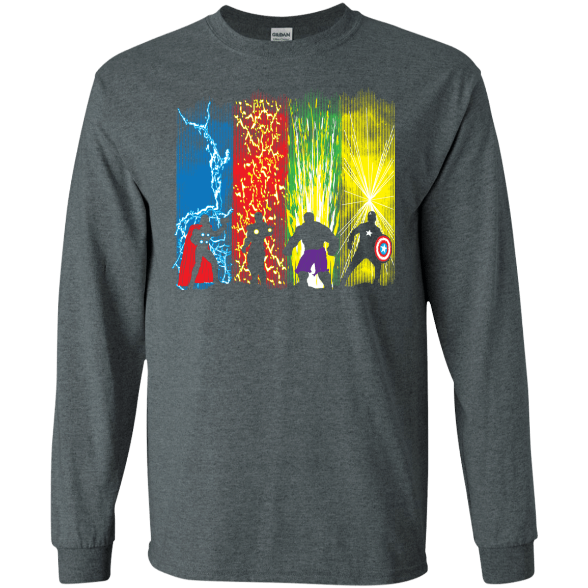 T-Shirts Dark Heather / S Justice Prevails Men's Long Sleeve T-Shirt