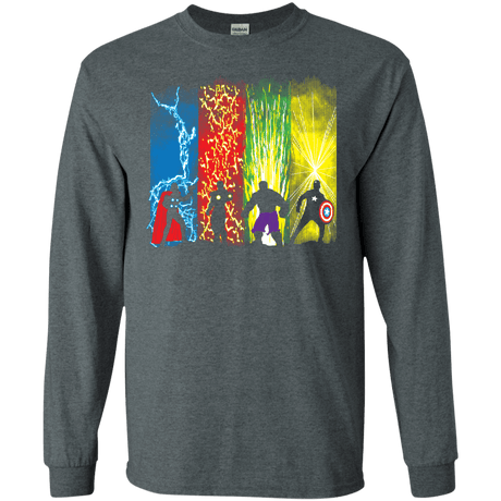 T-Shirts Dark Heather / S Justice Prevails Men's Long Sleeve T-Shirt