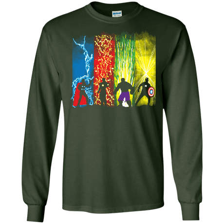 T-Shirts Forest Green / S Justice Prevails Men's Long Sleeve T-Shirt