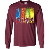 T-Shirts Maroon / S Justice Prevails Men's Long Sleeve T-Shirt