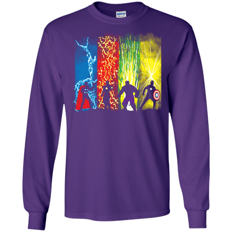 T-Shirts Purple / S Justice Prevails Men's Long Sleeve T-Shirt