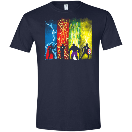 T-Shirts Navy / X-Small Justice Prevails Men's Semi-Fitted Softstyle