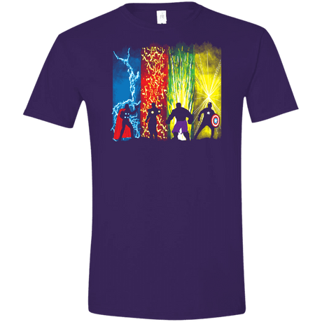 T-Shirts Purple / S Justice Prevails Men's Semi-Fitted Softstyle