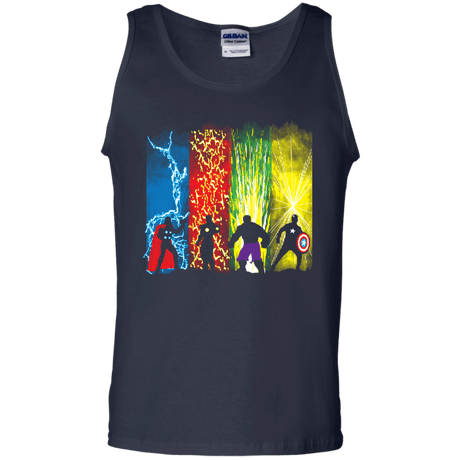 T-Shirts Navy / S Justice Prevails Men's Tank Top