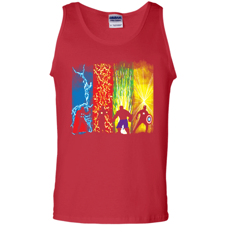 T-Shirts Red / S Justice Prevails Men's Tank Top