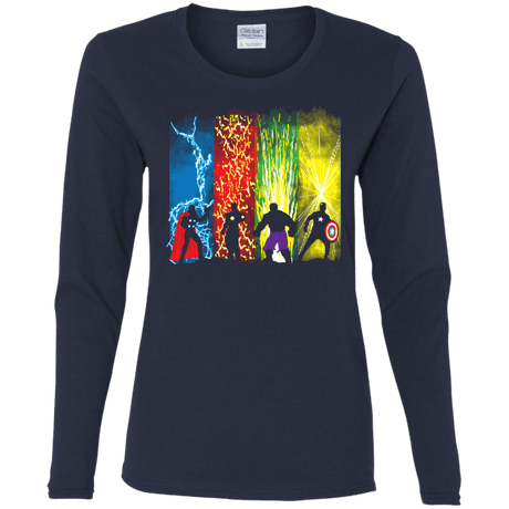 T-Shirts Navy / S Justice Prevails Women's Long Sleeve T-Shirt