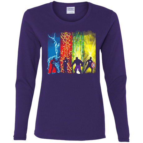 T-Shirts Purple / S Justice Prevails Women's Long Sleeve T-Shirt