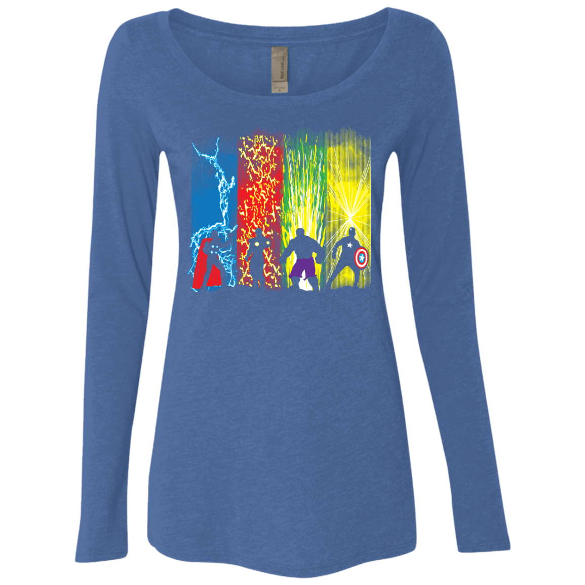 T-Shirts Vintage Royal / S Justice Prevails Women's Triblend Long Sleeve Shirt
