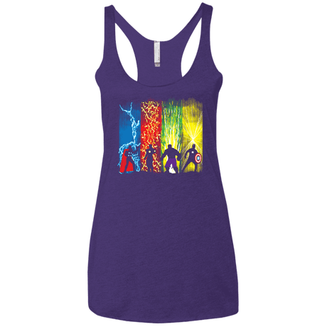 T-Shirts Purple Rush / X-Small Justice Prevails Women's Triblend Racerback Tank