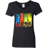 T-Shirts Black / S Justice Prevails Women's V-Neck T-Shirt