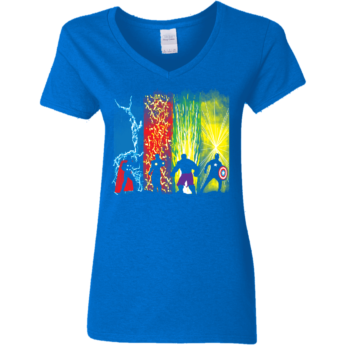 T-Shirts Royal / S Justice Prevails Women's V-Neck T-Shirt