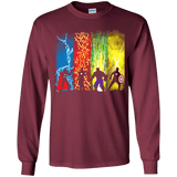 T-Shirts Maroon / YS Justice Prevails Youth Long Sleeve T-Shirt
