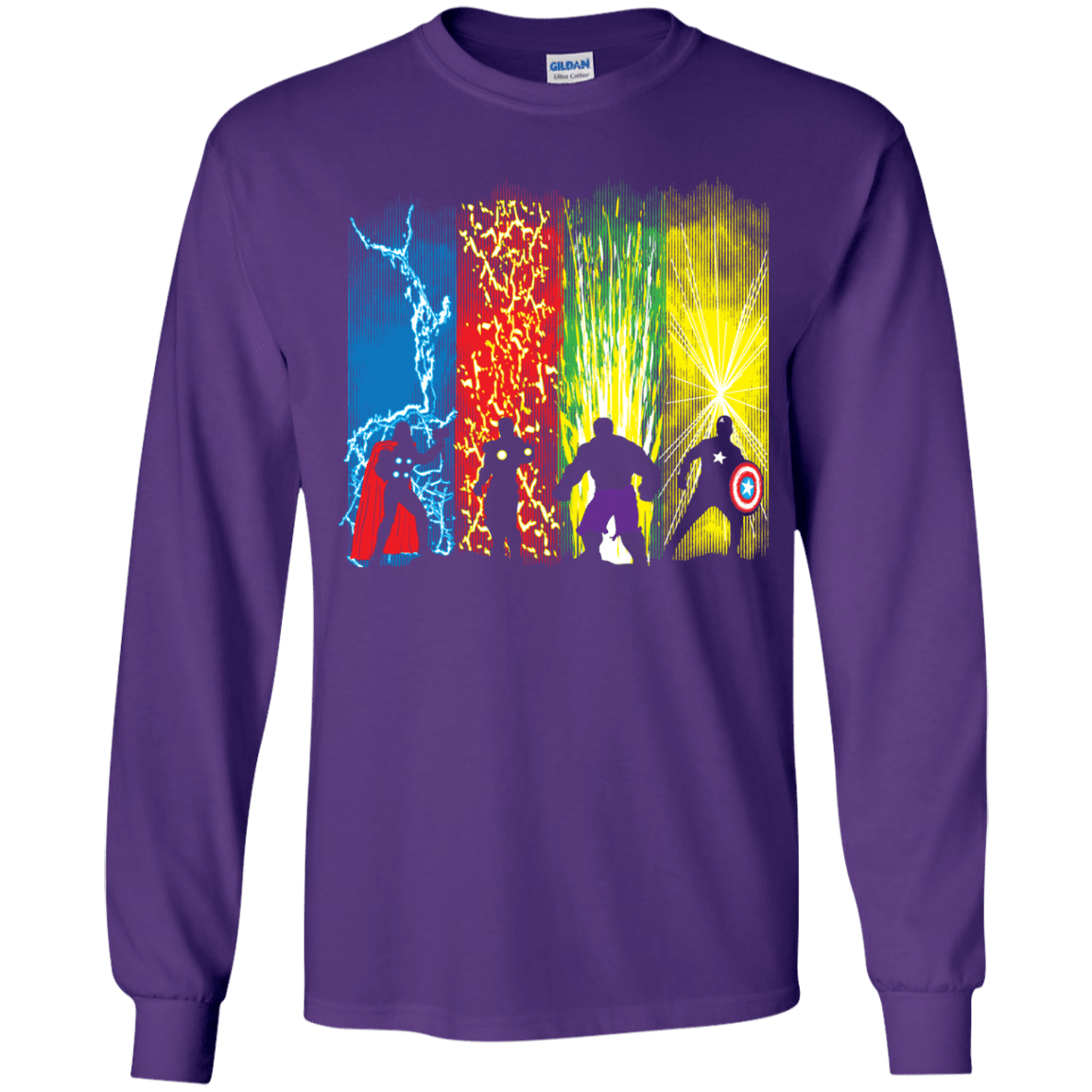 T-Shirts Purple / YS Justice Prevails Youth Long Sleeve T-Shirt