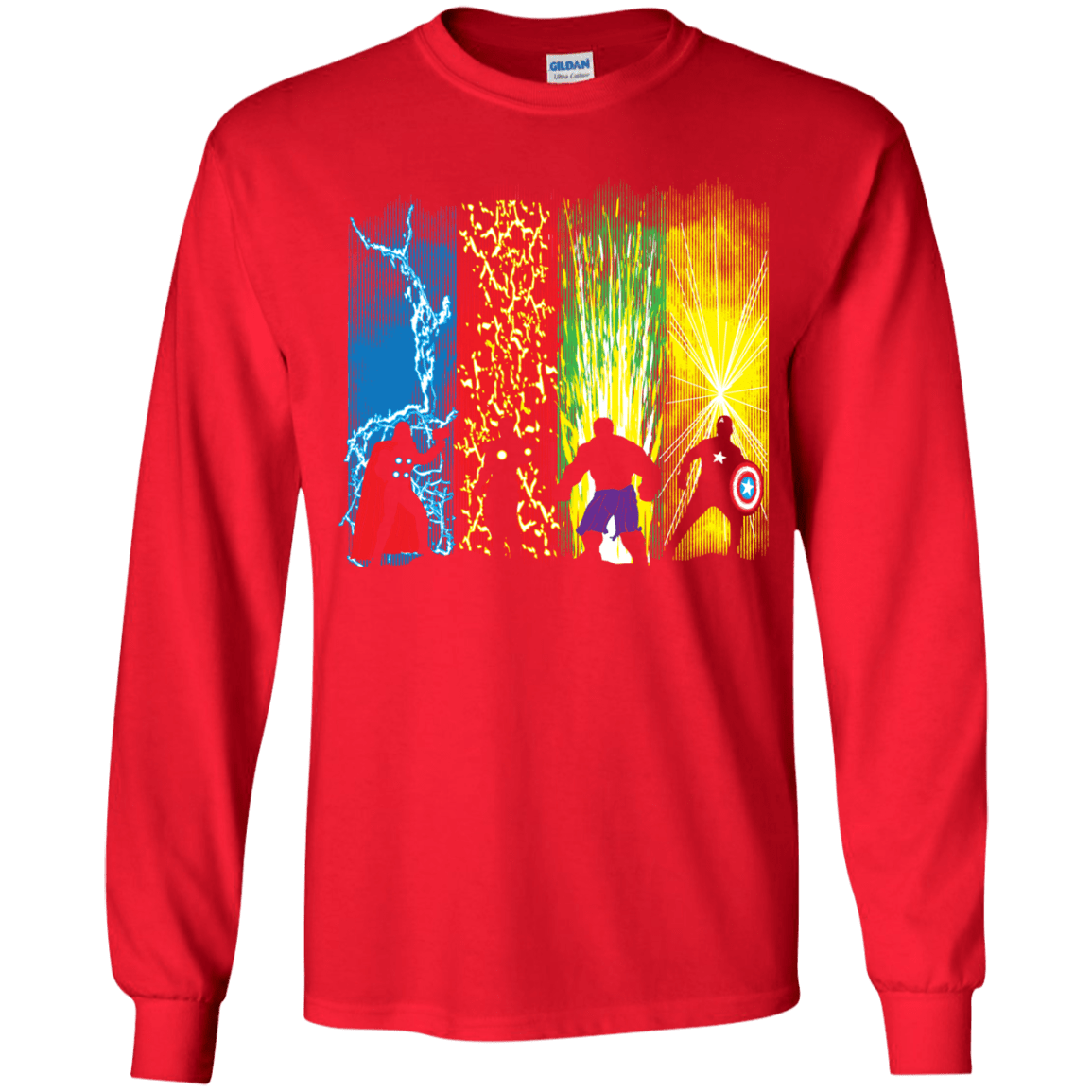 T-Shirts Red / YS Justice Prevails Youth Long Sleeve T-Shirt