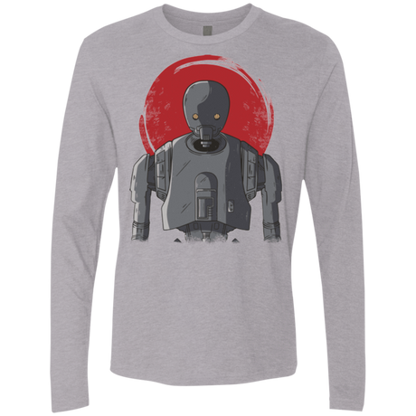 T-Shirts Heather Grey / Small K-2SO Men's Premium Long Sleeve