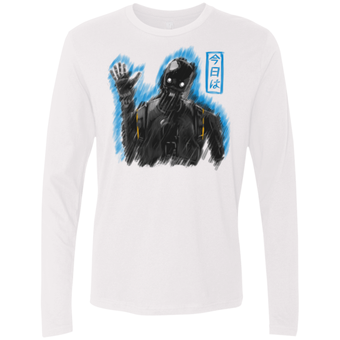 T-Shirts White / Small K-2SO Men's Premium Long Sleeve